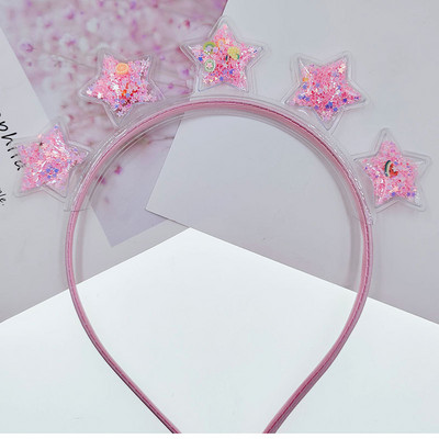 Skaidrios greito smėlio galvos juostos vaikams Vaikams Mergaitėms Mados Blizgučiai Blizgučiai Dantukai Plaukų juostelės Žiedeliai Plaukų lankeliai Plaukų Priedai