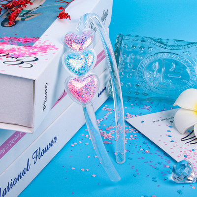 Skaidrios greito smėlio galvos juostos vaikams Vaikams Mergaitėms Mados Blizgučiai Blizgučiai Dantukai Plaukų juostelės Žiedeliai Plaukų lankeliai Plaukų Priedai