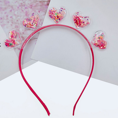 Skaidrios greito smėlio galvos juostos vaikams Vaikams Mergaitėms Mados Blizgučiai Blizgučiai Dantukai Plaukų juostelės Žiedeliai Plaukų lankeliai Plaukų Priedai