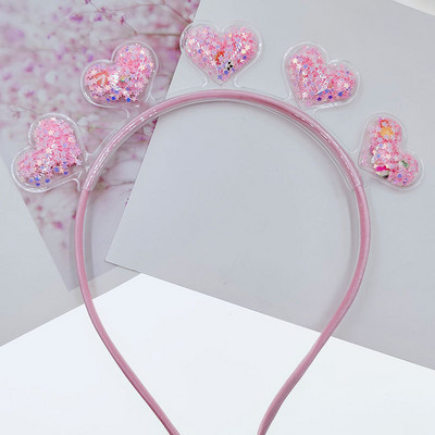 Skaidrios greito smėlio galvos juostos vaikams Vaikams Mergaitėms Mados Blizgučiai Blizgučiai Dantukai Plaukų juostelės Žiedeliai Plaukų lankeliai Plaukų Priedai