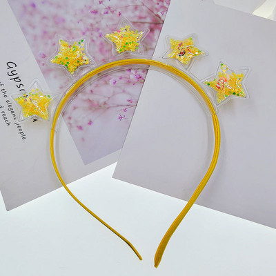 Skaidrios greito smėlio galvos juostos vaikams Vaikams Mergaitėms Mados Blizgučiai Blizgučiai Dantukai Plaukų juostelės Žiedeliai Plaukų lankeliai Plaukų Priedai