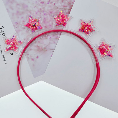 Skaidrios greito smėlio galvos juostos vaikams Vaikams Mergaitėms Mados Blizgučiai Blizgučiai Dantukai Plaukų juostelės Žiedeliai Plaukų lankeliai Plaukų Priedai