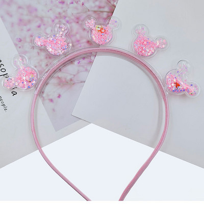 Skaidrios greito smėlio galvos juostos vaikams Vaikams Mergaitėms Mados Blizgučiai Blizgučiai Dantukai Plaukų juostelės Žiedeliai Plaukų lankeliai Plaukų Priedai