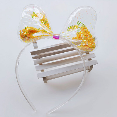 Skaidrios greito smėlio galvos juostos vaikams Vaikams Mergaitėms Mados Blizgučiai Blizgučiai Dantukai Plaukų juostelės Žiedeliai Plaukų lankeliai Plaukų Priedai