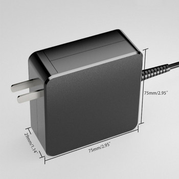 65W зарядно устройство за лаптоп PD Адаптер за бързо зареждане USB Type-C конектор 100-240V 5V 12V 15V 20V 3.25A AC адаптер за лаптоп K1KF