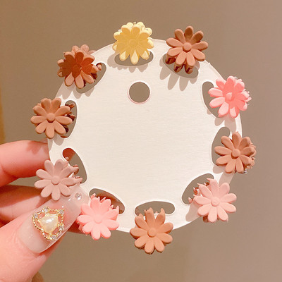 10 vnt Vasaros mini plaukų žnyplės, skirtos kūdikiams Gilrs Animaciniai filmai Triušio vaisiai Krabų plaukų segtukai Vaikiški galvos apdangalai Madingi aksesuarai