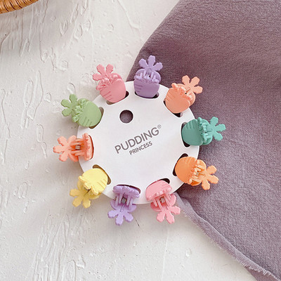 10 vnt Vasaros mini plaukų žnyplės, skirtos kūdikiams Gilrs Animaciniai filmai Triušio vaisiai Krabų plaukų segtukai Vaikiški galvos apdangalai Madingi aksesuarai