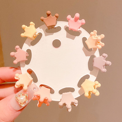 10 vnt Vasaros mini plaukų žnyplės, skirtos kūdikiams Gilrs Animaciniai filmai Triušio vaisiai Krabų plaukų segtukai Vaikiški galvos apdangalai Madingi aksesuarai