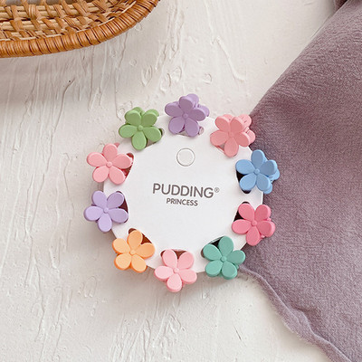 10 vnt Vasaros mini plaukų žnyplės, skirtos kūdikiams Gilrs Animaciniai filmai Triušio vaisiai Krabų plaukų segtukai Vaikiški galvos apdangalai Madingi aksesuarai