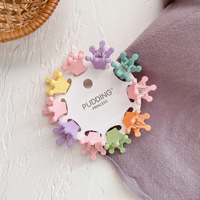 10 vnt Vasaros mini plaukų žnyplės, skirtos kūdikiams Gilrs Animaciniai filmai Triušio vaisiai Krabų plaukų segtukai Vaikiški galvos apdangalai Madingi aksesuarai