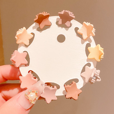 10 vnt Vasaros mini plaukų žnyplės, skirtos kūdikiams Gilrs Animaciniai filmai Triušio vaisiai Krabų plaukų segtukai Vaikiški galvos apdangalai Madingi aksesuarai