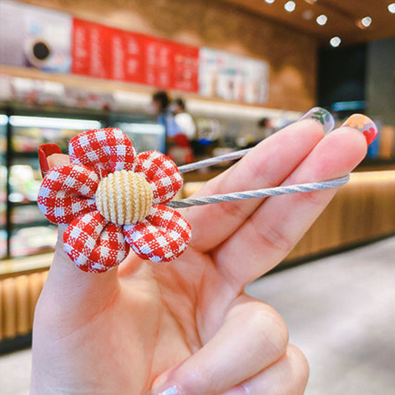 10 бр./компл. Ново бебе момиче Сладки цветове Цветни ленти за коса Държач за конска опашка Chilren Меки скрънчи Гумени ленти Детски аксесоари за коса