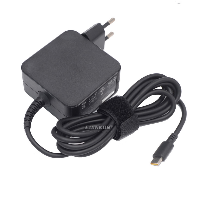 45 W USB Type C AC nešiojamojo kompiuterio adapterio įkroviklis, skirtas Lenovo Thinkpad Yoga ADLX45YAC3A 00HM667, Yoga 5 Pro T470 nešiojamojo kompiuterio maitinimo šaltinis