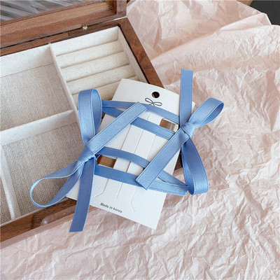 Vintage μεγάλο βελούδινο φιόγκο Κλιπ μαλλιών Trend Long Ribbon Hairpins Barrettes Headband for Women Αξεσουάρ για τα μαλλιά κορίτσια Κοσμήματα γάμου