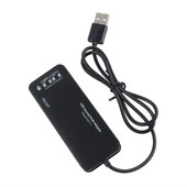 Hub USB2.0 cu 3 porturi Placă de sunet USB externă Fără driver extern Placă de sunet stereo Anulare zgomot Adaptor căști pentru laptop PC