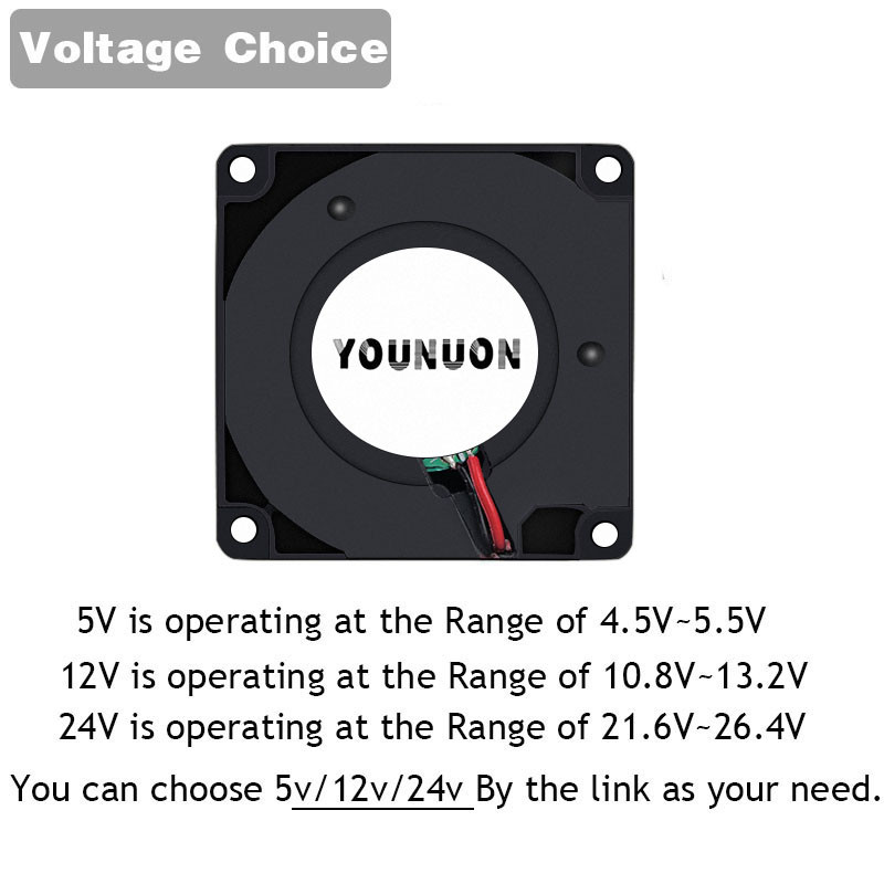 2 vnt. 40 mm 3D spausdintuvo ventiliatorius 12V 24V 5V 4010 ventiliatoriaus spausdintuvo aušinimo priedai DC turbo ventiliatorius radialiniai ventiliatoriai 40x40