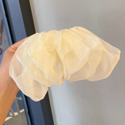 Dvigubo tinklelio lanko plaukų segtukas šoninėje Vienspalvių plaukų žnyplės temperamento plaukų segtukai Moterų mergaičių plaukų aksesuarai 2023 m. vasaros mada