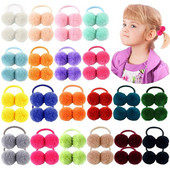 20 vnt. Mergaičių plaukų burbuliukai elastiniai plaukams guminės juostelės virviniai kaklaraiščiai kamuoliukai arklio uodegos laikikliai vaikams, mažiems mergaitėms, vaikams, plaukų aksesuarai