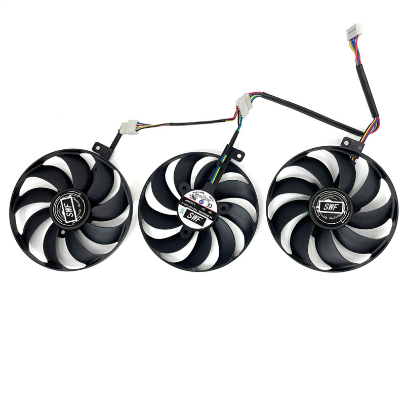 FDC10H12S9-C T129215SU 7 kontaktų GPU plokštės aušinimo ventiliatoriai, skirti ASUS ROG STRIX-GeForce RTX 2070 2080 SUPER Ti GAMING RTX2080 RTX2080Ti ventiliatoriui