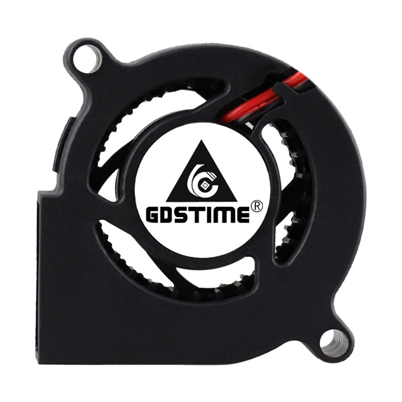2 vnt Gdstime 50MM 5020 pūtiklis DC be šepetėlių išcentrinio radialinio aušintuvo ventiliatorius 5V 12V 24V dvigubas rutulinis 50x20mm turbininis ventiliatorius