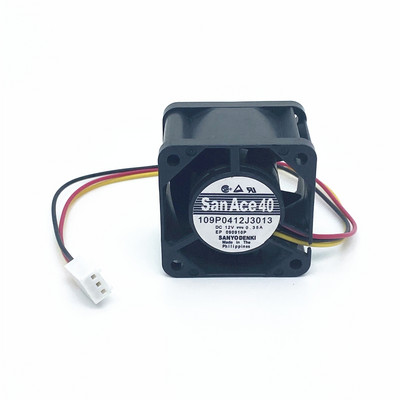San Ace 40 1U 40 x40x28mm serverio ventiliatorius 9PH0412P3J033 4028 40MM serverio korpuso aušinimo ventiliatorius 12V 0,35A su 4 kontaktais