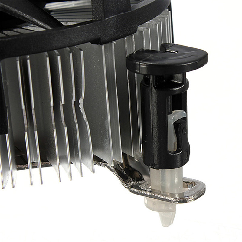 Medžiaga CPU aušintuvas Tylus tylus aušinimo ventiliatorius 775/1155/1156 Naujausias aukštos kokybės aliuminis kompiuteriniam kompiuteriui 4PIN