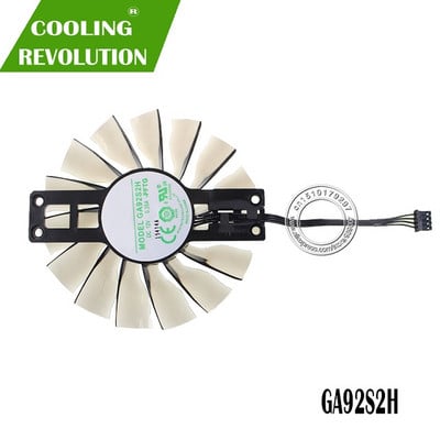 2 ks/sada GA92S2H 4PIN GTX960/GTX970 VGA GPU chladič ventilátora pre grafickú kartu MAXSUN JETSTREAM GTX960 GTX980 4G / GTX980TI