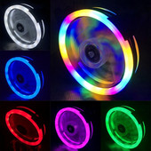 Praktický RGB chladič s fluidným ložiskom, štvorcový RGB chladiaci ventilátor, bezhlučný RGB chladič s gumovou podložkou