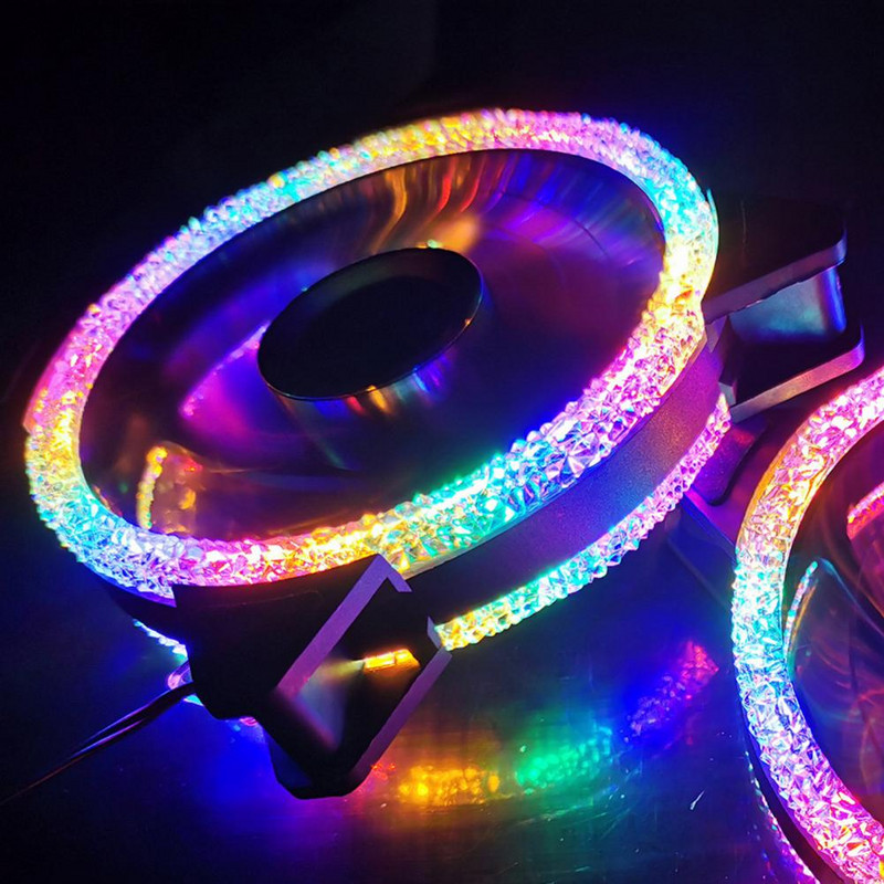 Kontrola temperature 12 cm za ured RGB Ventilator Kontrola temperature 12 cm za ured