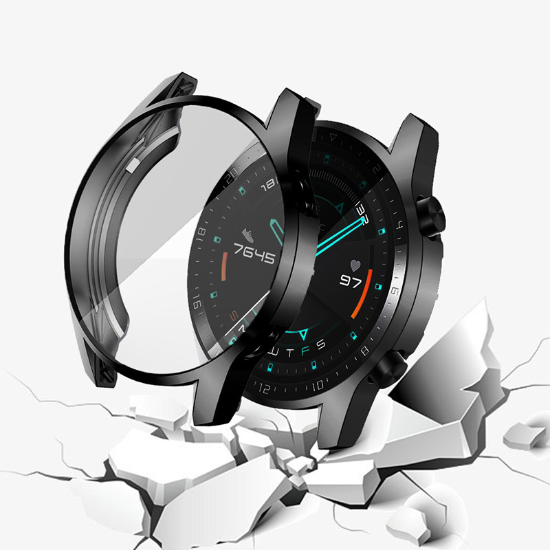 TPU калъф за Huawei watch GT 2e GT 2 46 mm лента Watch GT 3 46 mm/GT2e/GT2 Pro/GT3 All-Around Screen Protector cover bumper Case