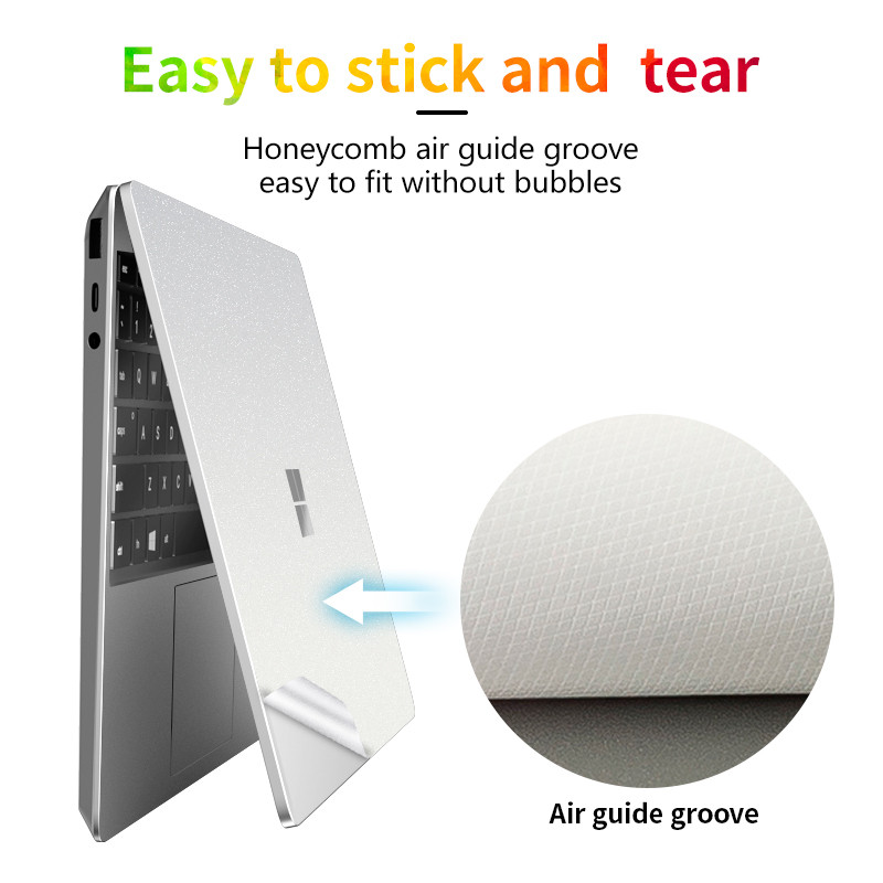 Visiškai apsauginiai paviršiai, skirti „Surface go2“ 3 nešiojamasis kompiuteris 3 /4/5 13,5 15 colių vinilo lipdukas 2 knygai 13,5 15 vienspalvis Paprastumas