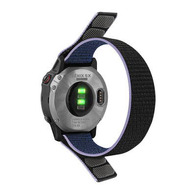 26 mm-es 22 mm-es 20 mm-es horoghurok nejlon szíj kompatibilis a -Garmin Fenix 6 6X Pro 5X 5 Plus 945 óraszíj csuklópánt karkötővel
