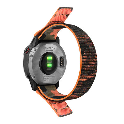 26 mm-es 22 mm-es 20 mm-es horoghurok nejlon szíj kompatibilis a -Garmin Fenix 6 6X Pro 5X 5 Plus 945 óraszíj csuklópánt karkötővel