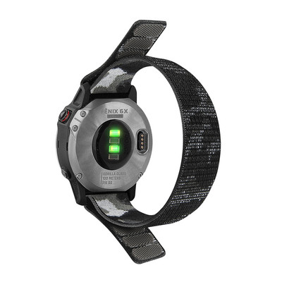 26 mm-es 22 mm-es 20 mm-es horoghurok nejlon szíj kompatibilis a -Garmin Fenix 6 6X Pro 5X 5 Plus 945 óraszíj csuklópánt karkötővel