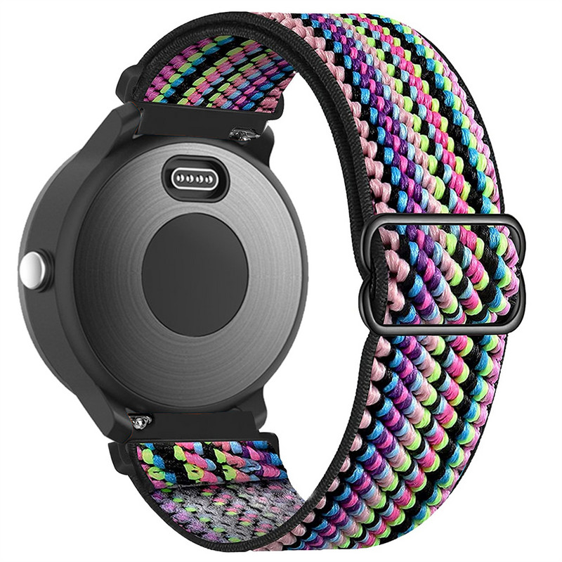 20 22 mm-es új rugalmas nylon szíj Garmin Vivoactive 3 Musichoz 4 Venu Sq 2 sportóra szíj hurok Forerunnerhez 245 255 158