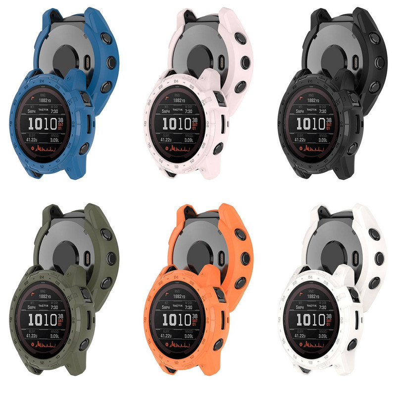 JKER TPU kaitseümbrise kate Garmin Fenix 7X / Tactix 7 Pro / Enduro 2 Smart Watchi pehme kaitsekatte korpuse tarvikule
