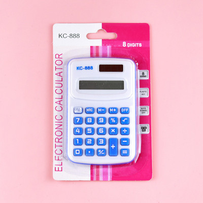 Mini Calculator Calculator portabil pentru copii Candy Color Design Drăguț 8 cifre LED Calculatrice Calculator student