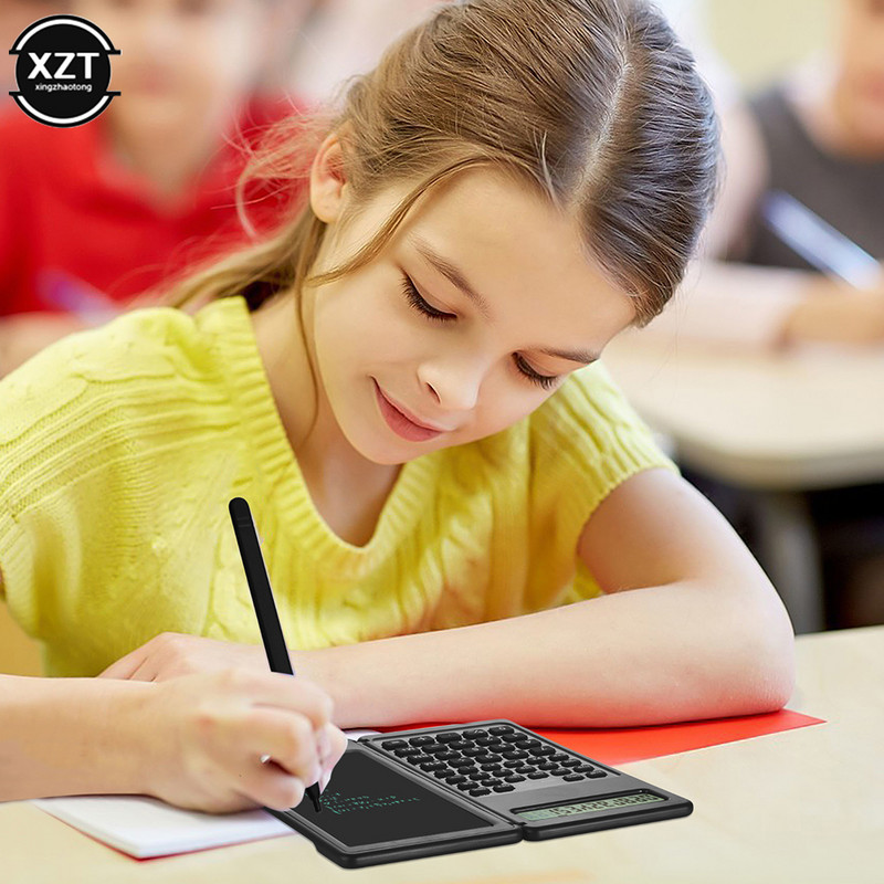 NAUJAS S9AB nešiojamasis skaičiuotuvas LCD ekranas, rašomasis planšetinis kompiuteris, sulankstomas mokslinis skaičiuotuvas, planšetinis kompiuteris, skaitmeninis piešimo bloknotas su rašikliu