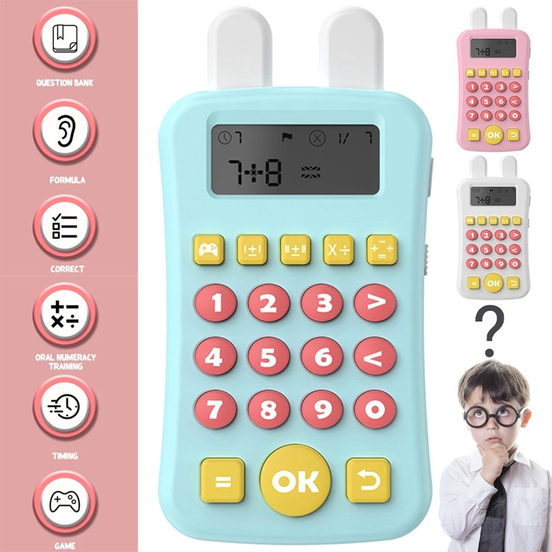 Skaičiuoklė Žaislas Vaikų Pasakų Mašina Mokiniai Žodžiu Skaičiavimas Vaiko mokymosi edukacinis žaidimas anglų versija