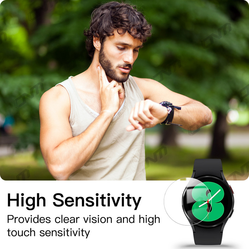 Rūdīts stikls Samsung Galaxy Watch 6 5 4 40/44mm Classic 42/46mm 43/47mm Watch 5 Pro pretskrāpējumu plēves HD ekrāna aizsargs