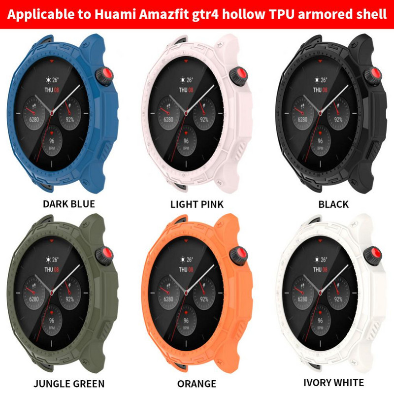 Kompiuterio apsauginis dangtelis skirtas „Amazfit GTR 4 GTR4“ viso ekrano apsauginis dėklas, skirtas „Amazfit GTR4 Pro“ laikrodžio apsaugos korpuso priedui