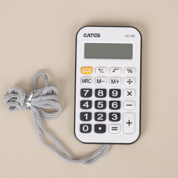 Студентски калкулатор Опростен дизайн Основен калкулатор Бутон с висока чувствителност Преносим калкулатор Студентски канцеларски материали