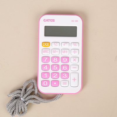 Studentų skaičiuotuvas Paprasto dizaino pagrindinis skaičiuotuvas Didelio jautrumo mygtukas Nešiojamas skaičiuotuvas Studentų raštinės reikmenys