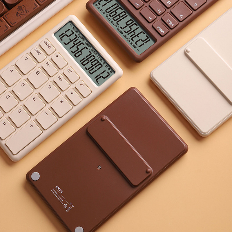 Studentų skaičiuotuvas Paprasto dizaino pagrindinis skaičiuotuvas Didelio jautrumo mygtukas Nešiojamas skaičiuotuvas Studentų raštinės reikmenys