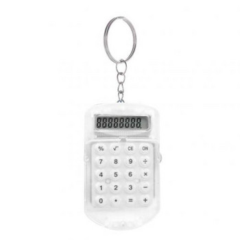 Νέο φορητό Mini Flip Calculator Κρεμαστό κρεμαστό μπρελόκ Μπρελόκ Μπρελόκ Δώρο Calculadora Kawaii