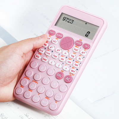 Цифров научен калкулатор 240 функции Математика 10 цифри 2 реда LCD дисплей за студенти Училище Бакалавърска употреба в офис