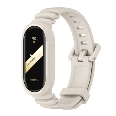 Dirželis, skirtas Mi Band 8 apyrankei Mi Band 7 dirželis, silikonas, suderinamas su MiBand 5 6 Vyriška, kvėpuojanti guminė laikrodžio apyrankė