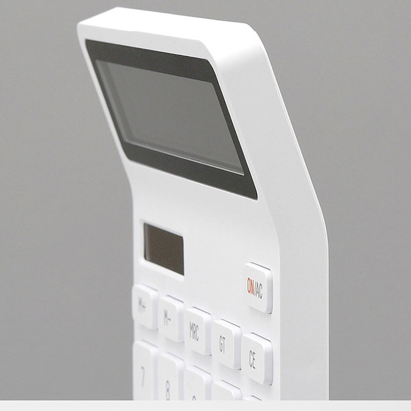 Paprastas verslo stalinis skaičiuotuvas Baterija Lengva Energiją taupanti energija Patvarus skaičiuotuvas Jautrus 12 skaitmenų plačiaekranis skaičiuotuvas