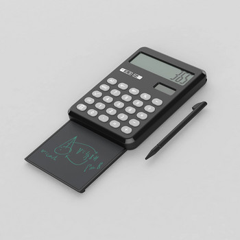 2021 Табло за ръкописен текст Калкулатор Издърпващ се 12-цифрен соларен калкулатор Двойно захранване Компактен преносим калкулатор с голям екран