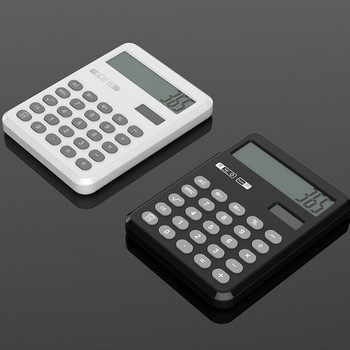 2021 Табло за ръкописен текст Калкулатор Издърпващ се 12-цифрен соларен калкулатор Двойно захранване Компактен преносим калкулатор с голям екран